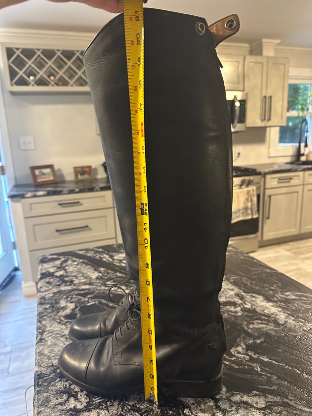 Ariat Black Tall Lace-Up Riding Boots